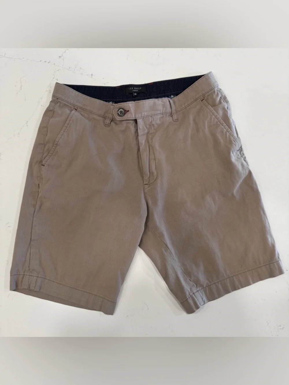 Ted Baker Men’s Tan Chino Shorts - 31R